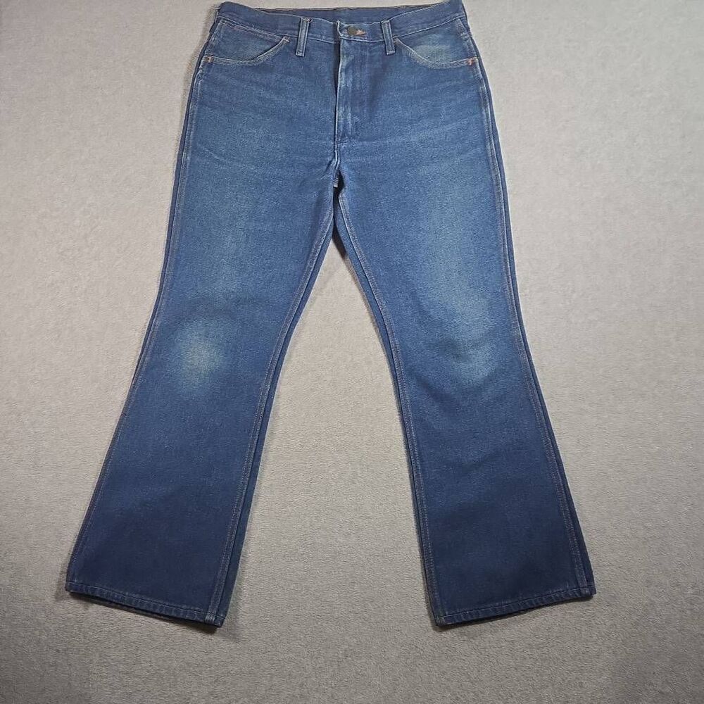 Wrangler Jeans no Fault Vintage 34 Short Flare 70s 954 Bell
